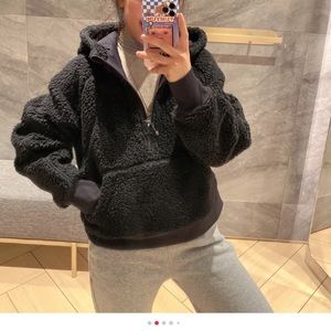 Lululemon Scuba Oversized Sherpa 1/2 Zip new w tag